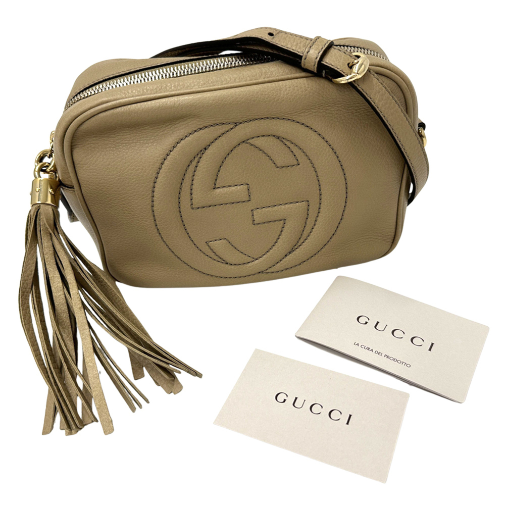 Gucci women's handbag, Interlocking G design, leather shoulder bag, Soho styl... - Picture 8 of 16